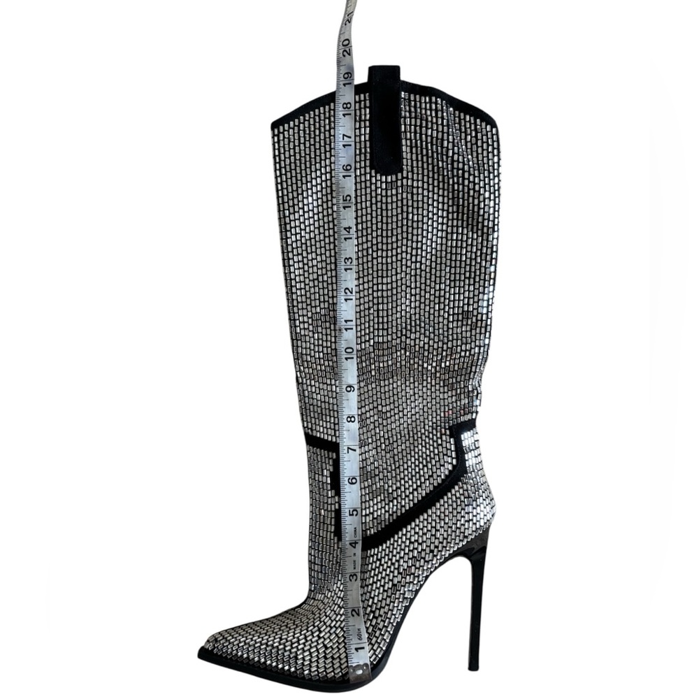 Azalea Wang Heidemarie western embellished knee boots - Picture 9 of 12